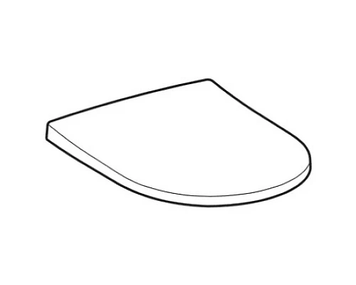 Приобрести Сиденье для унитаза, верхнее крепление Geberit Acanto 500.604.01.2 в магазине сантехники Santeh-Crystal.ru