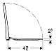 Приобрести Сиденье для унитаза, верхнее крепление Geberit Acanto 500.604.01.2 в магазине сантехники Santeh-Crystal.ru