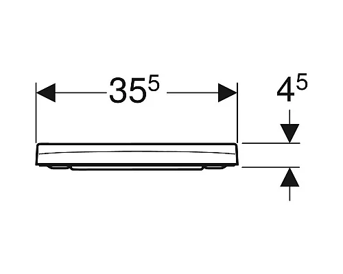 Заказать Сиденье для унитаза с микролифтом, верхнее крепление Geberit Smyle 500.687.01.1 в магазине сантехники Santeh-Crystal.ru