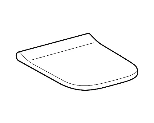 Заказать Сиденье для унитаза с микролифтом, верхнее крепление Geberit Smyle 500.687.01.1 в магазине сантехники Santeh-Crystal.ru