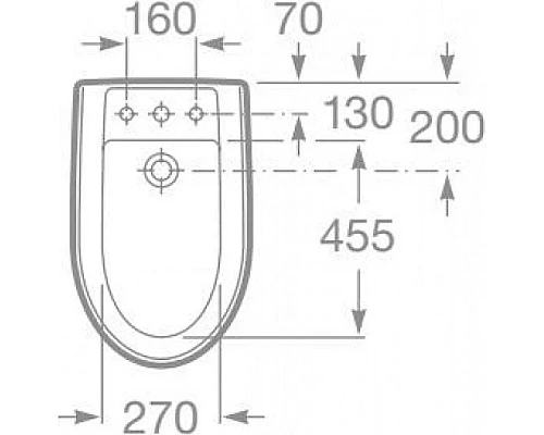 Заказать Крышка для биде Roca America 806490004 в магазине сантехники Santeh-Crystal.ru