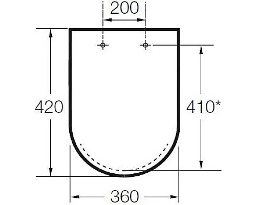 Заказать Сиденье для унитаза Roca Hall 801620004 в магазине сантехники Santeh-Crystal.ru