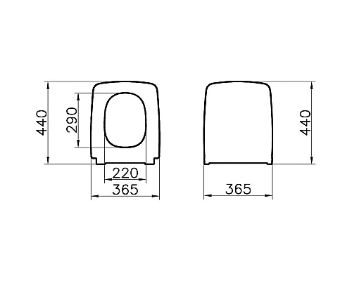 Приобрести Сиденье для унитаза с микролифтом VitrA Metropole 122-003-009 в магазине сантехники Santeh-Crystal.ru