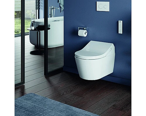 Заказать Электронная крышка-биде для унитаза с микролифтом Toto RX TCF894CG#NW1 в магазине сантехники Santeh-Crystal.ru