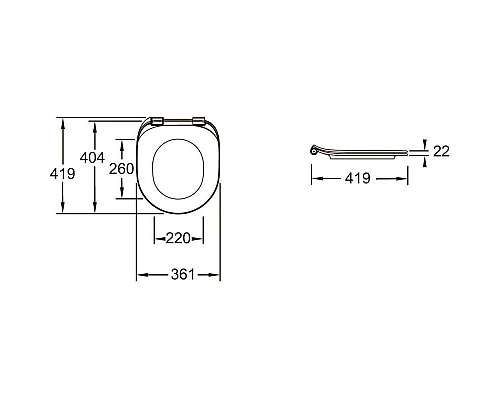 Приобрести Сиденье для унитаза с микролифтом Jacob Delafon Cleo E24048-0 в магазине сантехники Santeh-Crystal.ru