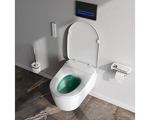 Приобрести Электронная крышка-биде для унитаза с микролифтом Am.Pm Func CCC8F7851WH в магазине сантехники Santeh-Crystal.ru