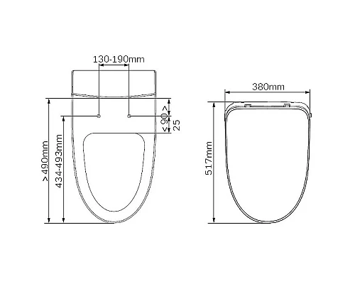 Приобрести Электронная крышка-биде для унитаза с микролифтом Am.Pm Func CCC8F7851WH в магазине сантехники Santeh-Crystal.ru