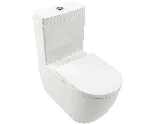 Приобрести Чаша напольного безободкового унитаза Villeroy & Boch Subway 3.0 ViClean 4672T001 в магазине сантехники Santeh-Crystal.ru