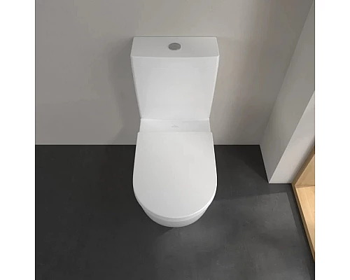 Приобрести Чаша напольного безободкового унитаза Villeroy & Boch Subway 3.0 ViClean 4672T001 в магазине сантехники Santeh-Crystal.ru