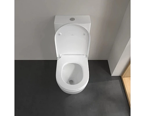 Приобрести Чаша напольного безободкового унитаза Villeroy & Boch Subway 3.0 ViClean 4672T001 в магазине сантехники Santeh-Crystal.ru