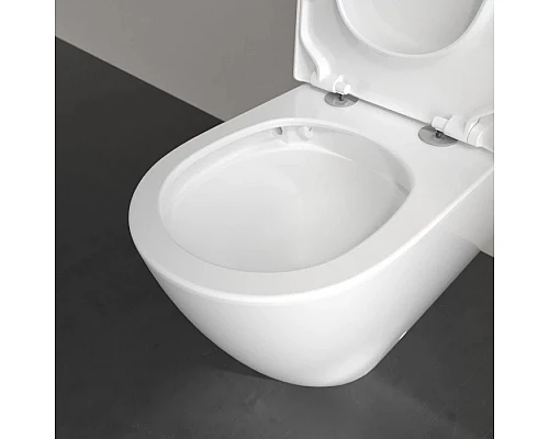 Приобрести Чаша напольного безободкового унитаза Villeroy & Boch Subway 3.0 ViClean 4672T001 в магазине сантехники Santeh-Crystal.ru