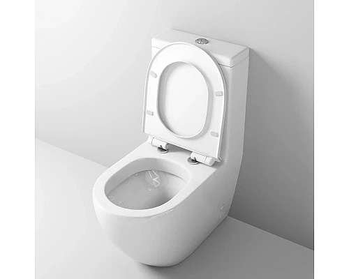 Заказать Унитаз-компакт с сиденьем микролифт Grossman GR-4496S в магазине сантехники Santeh-Crystal.ru