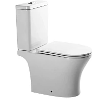 Унитаз-компакт безободковый с сиденьем микролифт GID Tr2181