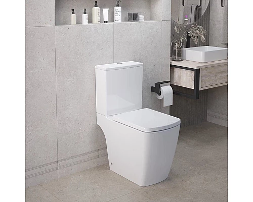 Унитаз-компакт безободковый с сиденьем микролифт Ambassador Kingston 147K19002RS