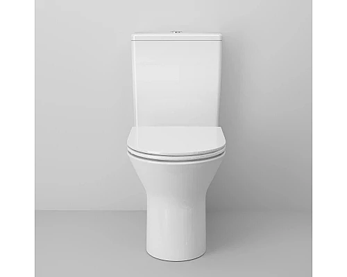 Унитаз-компакт безободковый с сиденьем микролифт Ambassador Elysium 187K19001RS