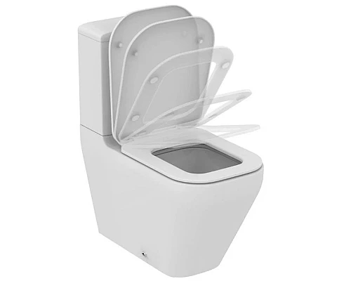 Купить Чаша напольного унитаза с сиденьем микролифт Ideal Standard Tonic II AquaBlade K316901 в магазине сантехники Santeh-Crystal.ru