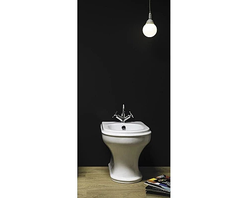 Купить Биде напольное без ободка Azzurra Charme CHA500 bix1 в магазине сантехники Santeh-Crystal.ru