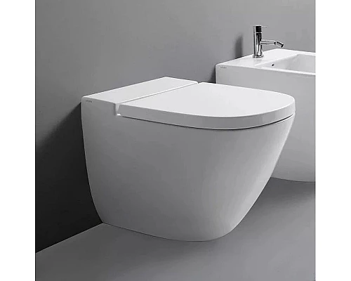 Заказать Унитаз приставной Globo Stockholm LA001.bi в магазине сантехники Santeh-Crystal.ru