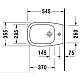 Заказать Биде подвесное Duravit D-Code 22571500002 в магазине сантехники Santeh-Crystal.ru