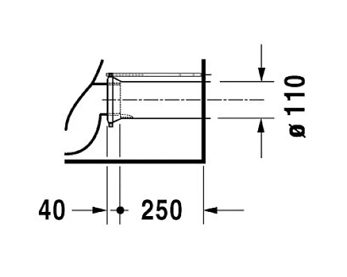 Купить Чаша напольного унитаза Duravit Starck 3 2104090000 в магазине сантехники Santeh-Crystal.ru