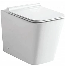 Приставной безободковый унитаз с сиденьем микролифт Jaquar Aria ARS-WHT-39955