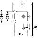 Купить Подвесное биде Duravit P3 Comforts 2268150000 в магазине сантехники Santeh-Crystal.ru