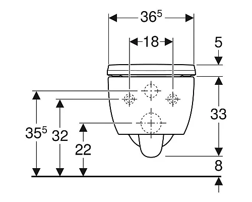 Приобрести Комплект подвесной унитаз Geberit iCon 500.784.01.1 + система инсталляции Geberit 111.362.00.5 + 115.770.21.5 в магазине сантехники Santeh-Crystal.ru
