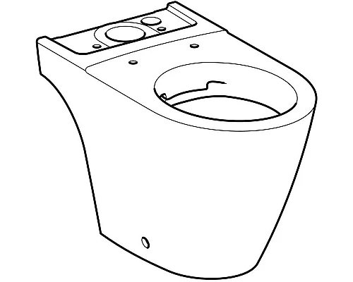 Купить Чаша напольного безободкового унитаза Geberit iCon 200460000 в магазине сантехники Santeh-Crystal.ru