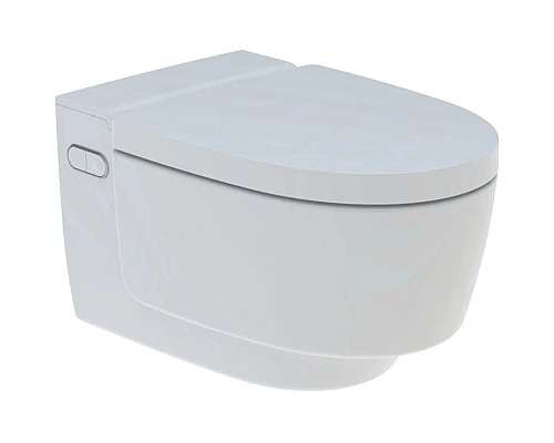 Купить Подвесной безободковый унитаз с функцией биде Geberit AquaClean Mera Classic 146.204.11.1 в магазине сантехники Santeh-Crystal.ru