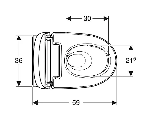Купить Подвесной безободковый унитаз с функцией биде Geberit AquaClean Mera Classic 146.204.21.1 в магазине сантехники Santeh-Crystal.ru
