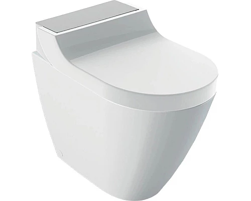 Заказать Приставной безободковый унитаз с функцией биде Geberit AquaClean Tuma Comfort 146.310.FW.1 в магазине сантехники Santeh-Crystal.ru