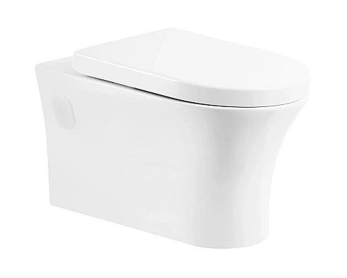 Купить Подвесной безободковый унитаз BelBagno Ancona BB1224CHR-SM в магазине сантехники Santeh-Crystal.ru