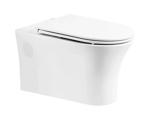 Купить Подвесной безободковый унитаз BelBagno Ancona BB1224CHR-SM в магазине сантехники Santeh-Crystal.ru