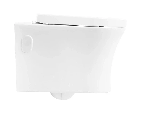 Купить Подвесной безободковый унитаз BelBagno Ancona BB1224CHR-SM в магазине сантехники Santeh-Crystal.ru