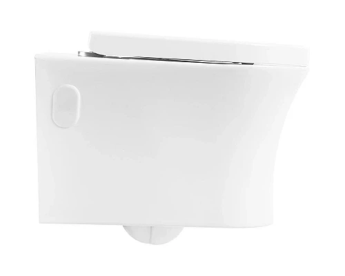 Купить Подвесной безободковый унитаз BelBagno Ancona BB1224CHR-SM в магазине сантехники Santeh-Crystal.ru