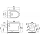 Купить Подвесной безободковый унитаз BelBagno Ancona BB1224CHR-SM в магазине сантехники Santeh-Crystal.ru