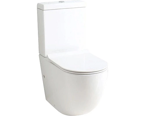 Купить Чаша напольного безободкового унитаза BelBagno Sfera-R BB006CPR в магазине сантехники Santeh-Crystal.ru