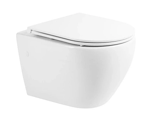 Заказать Подвесной безободковый унитаз BelBagno Sfera-R BB513CH в магазине сантехники Santeh-Crystal.ru