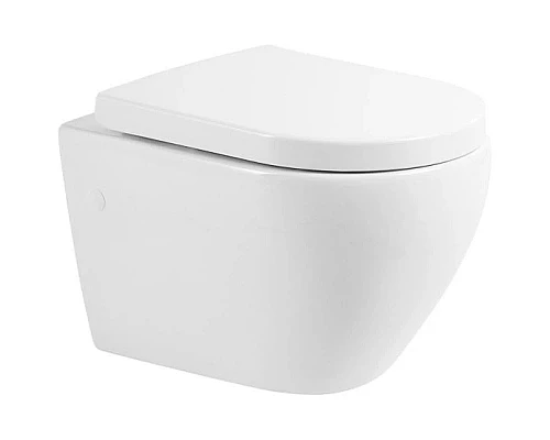 Заказать Подвесной безободковый унитаз BelBagno Sfera-R BB513CH в магазине сантехники Santeh-Crystal.ru