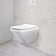 Унитаз подвесной Vincea Neo-M VT1-17 безободковый, с сиденьем микролифт, белый