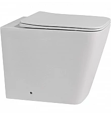 Приставной безободковый унитаз с сиденьем микролифт Abber Rechteck AC1211