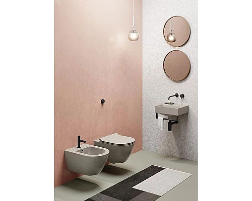 Заказать Подвесной безободковый унитаз GSI Pura 881505 в магазине сантехники Santeh-Crystal.ru