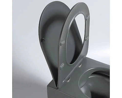 Приобрести Подвесной безободковый унитаз с сиденьем микролифт Vincea Evo VT1-34SMA в магазине сантехники Santeh-Crystal.ru