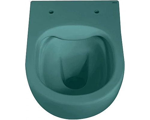 Заказать Подвесной безободковый унитаз с сиденьем микролифт Abber Bequem AC1101MBG в магазине сантехники Santeh-Crystal.ru