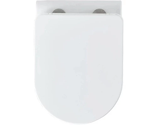 Приобрести Подвесной безободковый унитаз с сиденьем микролифт Vincea Piatti VT1-11T в магазине сантехники Santeh-Crystal.ru