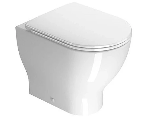 Приобрести Приставной безободковый унитаз GSI City 911011 в магазине сантехники Santeh-Crystal.ru