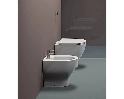 Приобрести Приставной безободковый унитаз GSI City 911011 в магазине сантехники Santeh-Crystal.ru