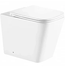 Приставной безободковый унитаз с сиденьем микролифт GID TRS-264