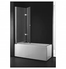 Шторка для ванны Cezares Verona 120 см текстурное стекло VERONA-W-V-21-120-P-Cr-L