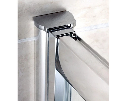 Приобрести Шторка для ванны Cezares Pratico 170 см прозрачное стекло PRATICO-VF-2-170/140-C-Cr в магазине сантехники Santeh-Crystal.ru